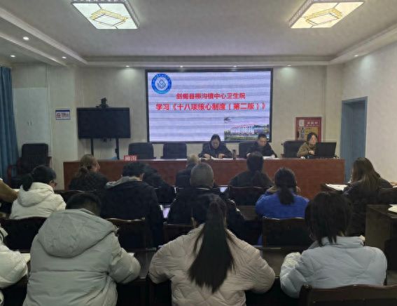 广元市剑阁县柳沟镇中心卫生院开展医疗质量安全管理知识培训泛亚电竞